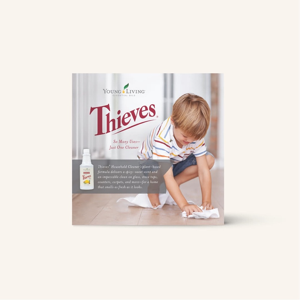 Young Living Thieves Multi-Use Cleaner booklets